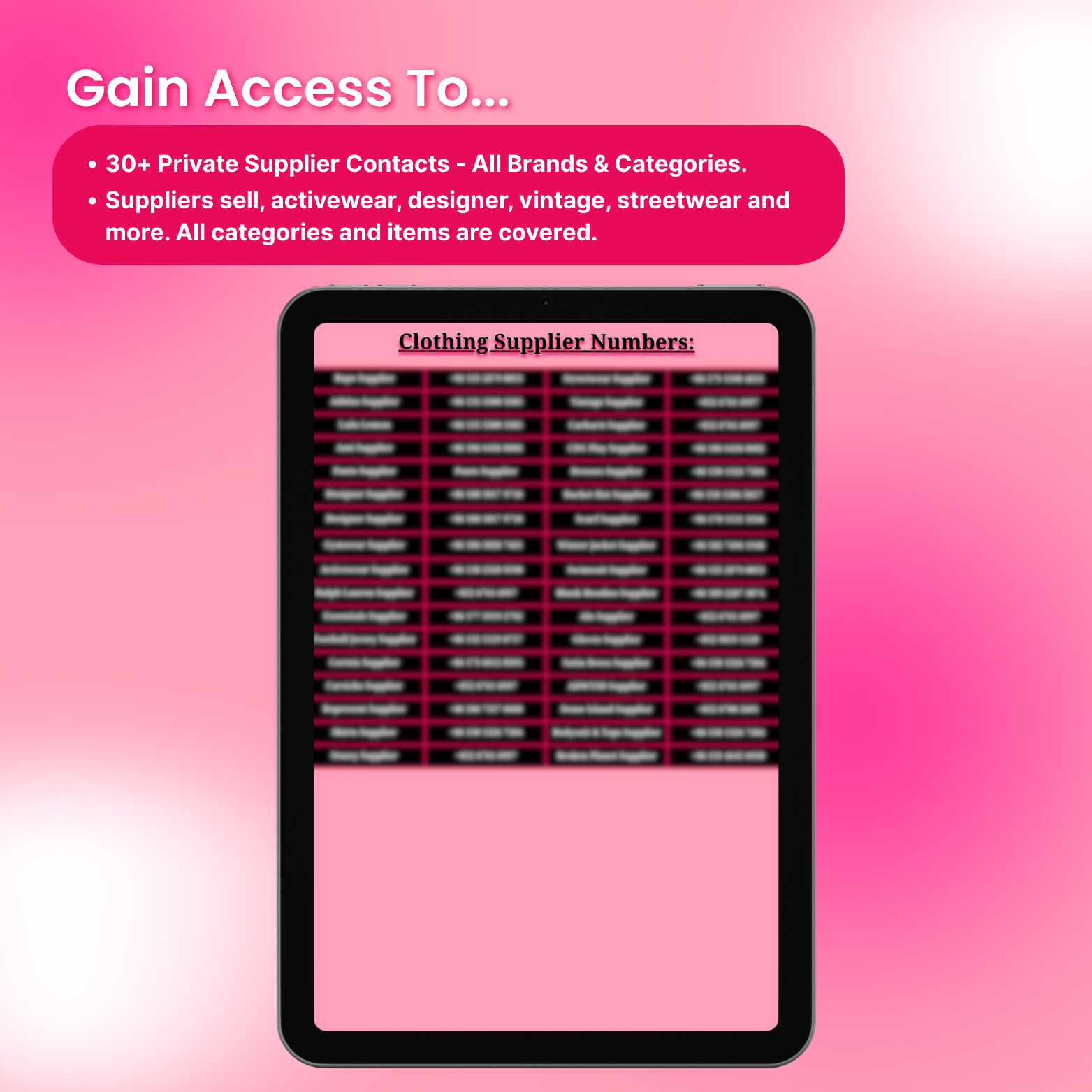 Fornitore Abbigliamento